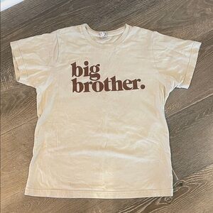 Big Brother Kids T-Shirt - Cream